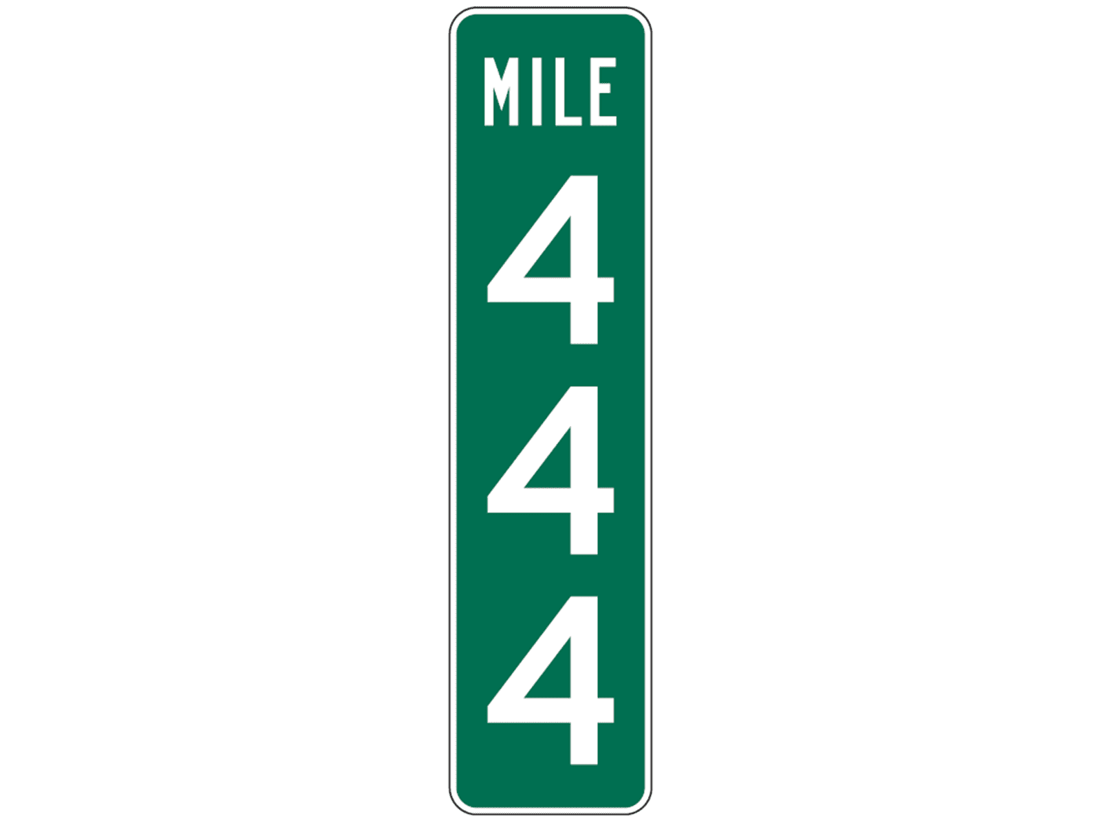 Mile Markers D10-3 - Toll road Signs