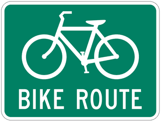 Sign: Bike Route
