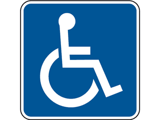 Sign: Handicapped Accessible