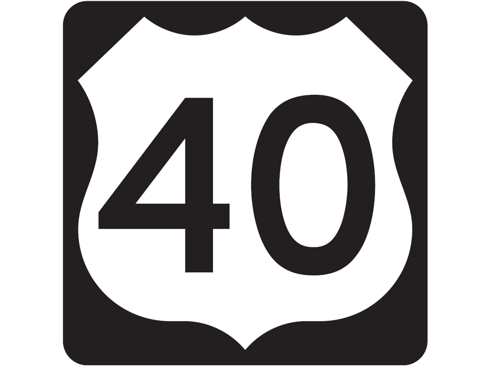 US Numbered Route M1-4 - Guide Signs: Route Signs