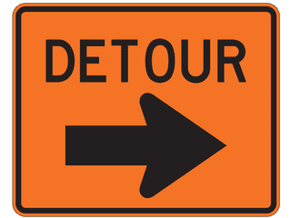 Sign: Detour