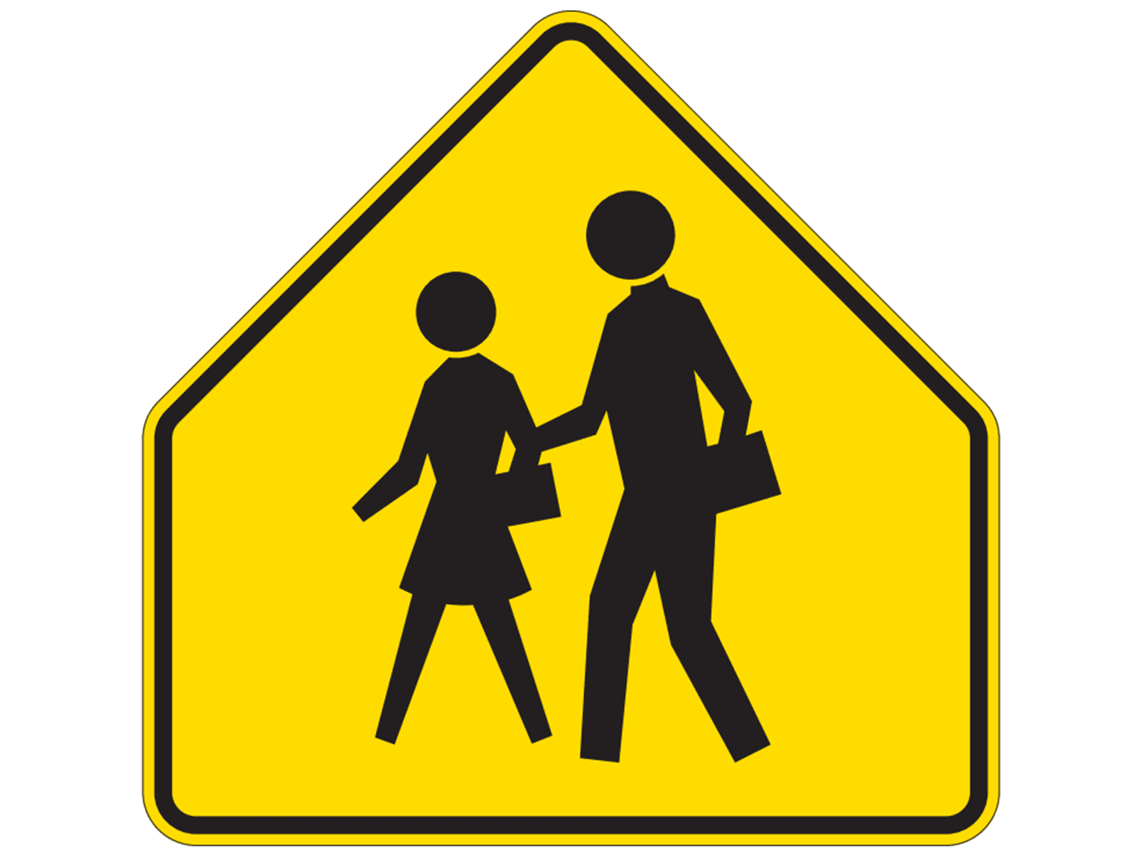 School Zone Sign S1-1z - S: School Signs