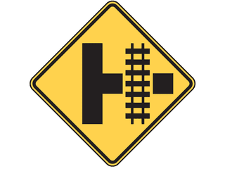 Sign: Storage Space (railroad crossing)