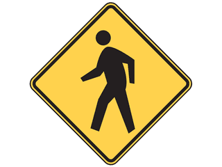 Sign: Pedestrian