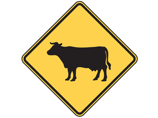 Sign: Cattle