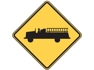 Sign: Emergency Vehicle