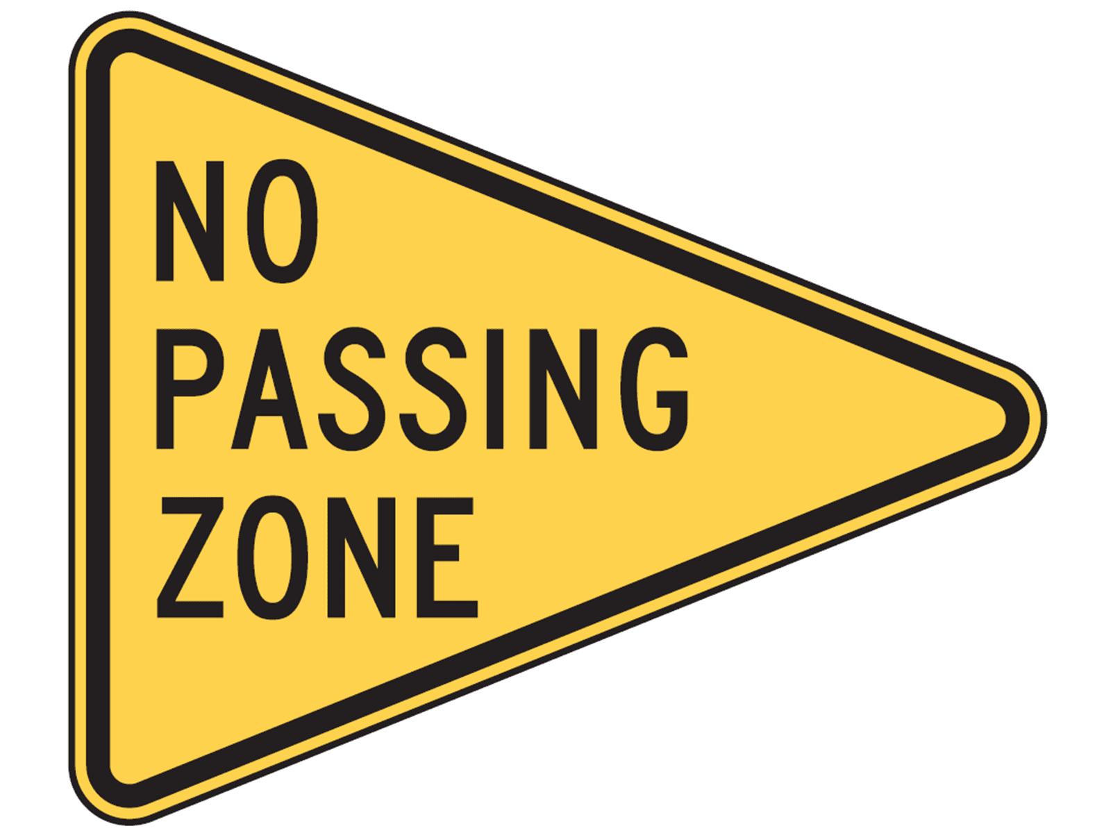 No Passing Zone W14-3 - W14: Dead End Streets and No Passing Zones