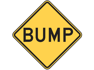 Sign: BUMP